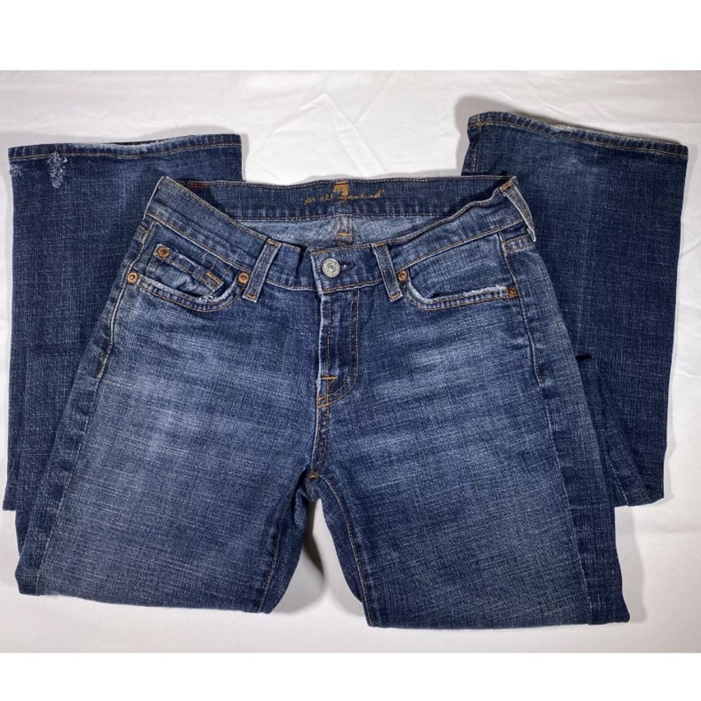 Womens Seven for all Mankind Straight Jeans Blue size 6